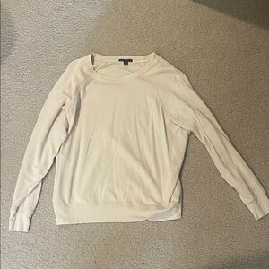 J. Crew Off-White Long Sleeve Top